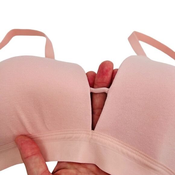 Auden wire free lightly lined pink bra size 38D - Picture 6 of 7